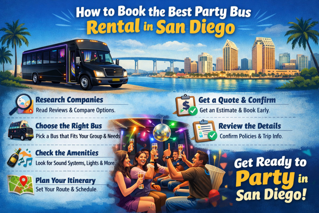 How to Book the Best Party Bus Rental in San Diego