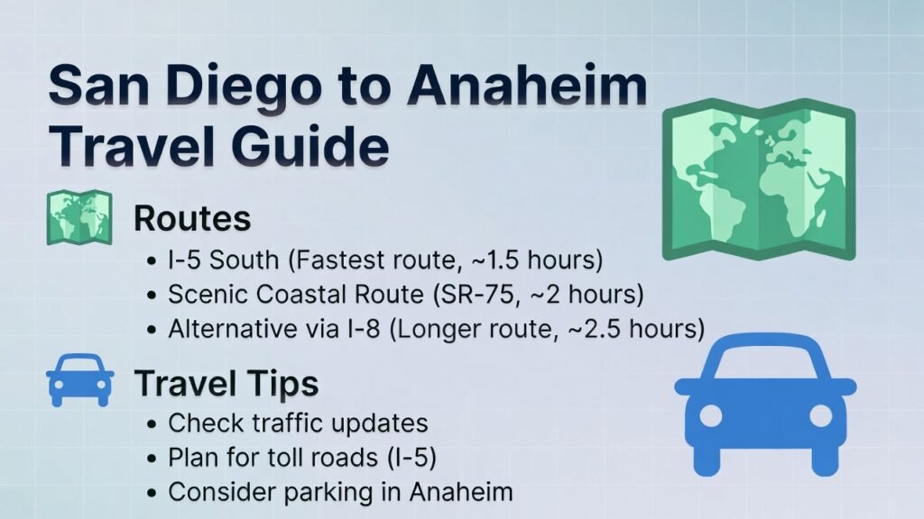San Diego to Anaheim Travel Guide – Routes & Tips