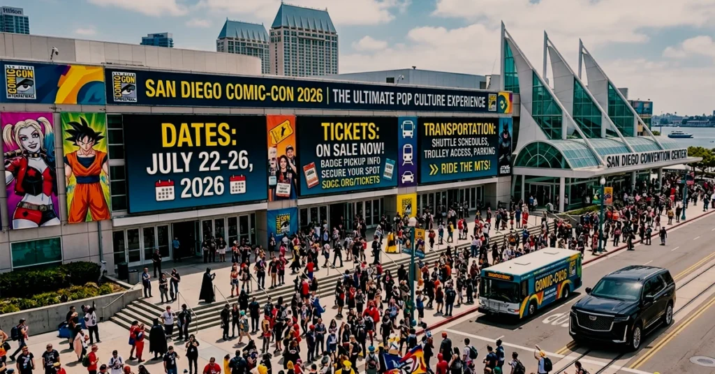 San Diego Comic Con 2026: Dates, Tickets & Transportation