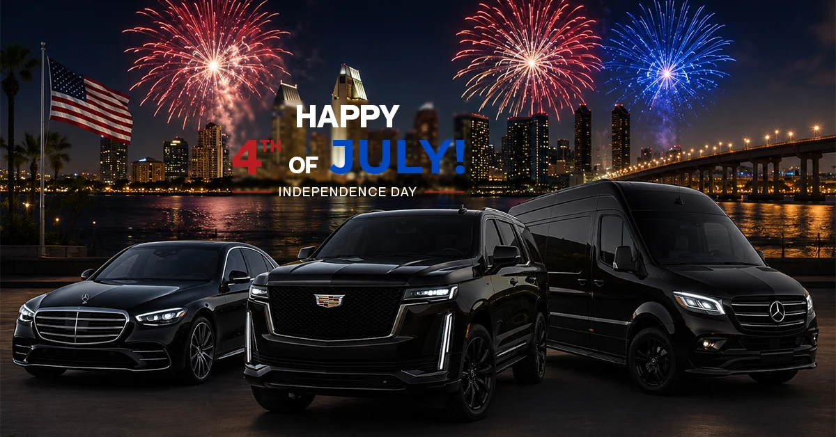 Car Service for 4th of July Independence Day in San Diego