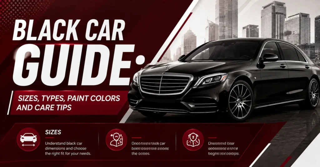 Black Car Guide: Sizes, Types, Paint Colors and Care Tips